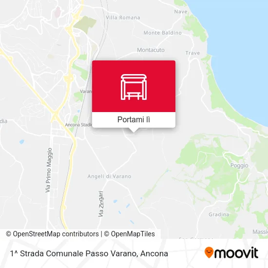 Mappa 1^ Strada Comunale Passo Varano