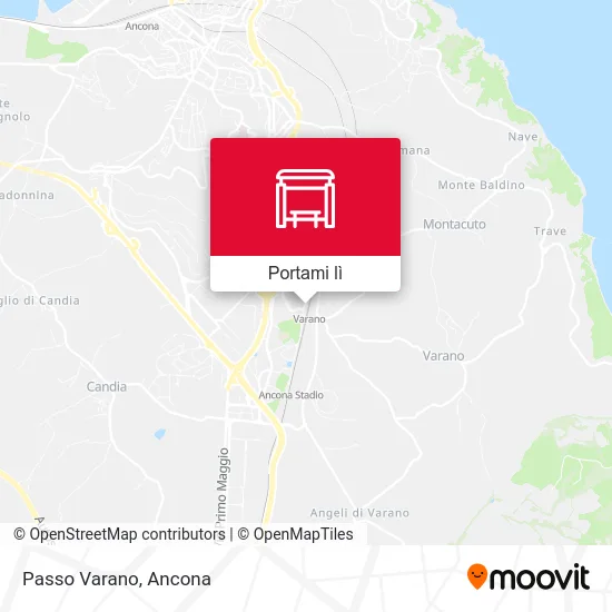 Mappa Passo Varano