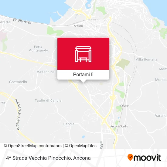 Mappa 4^ Strada Vecchia Pinocchio