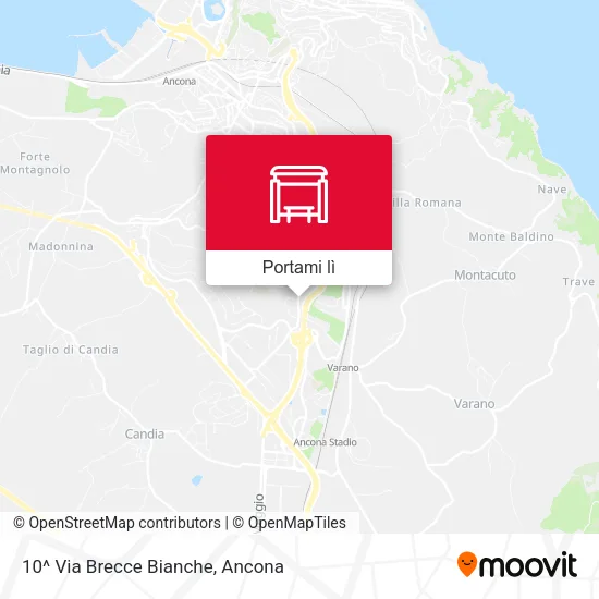Mappa 10^ Via Brecce Bianche