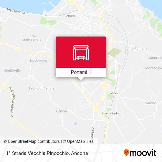 Mappa 1^ Strada Vecchia Pinocchio