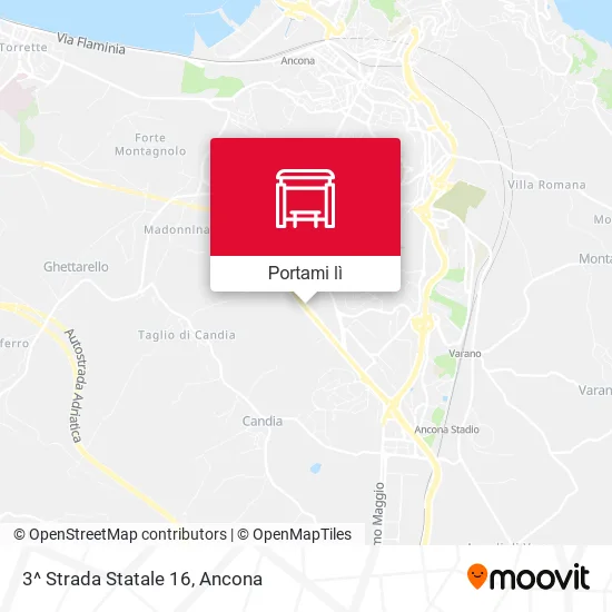 Mappa 3^ Strada Statale 16