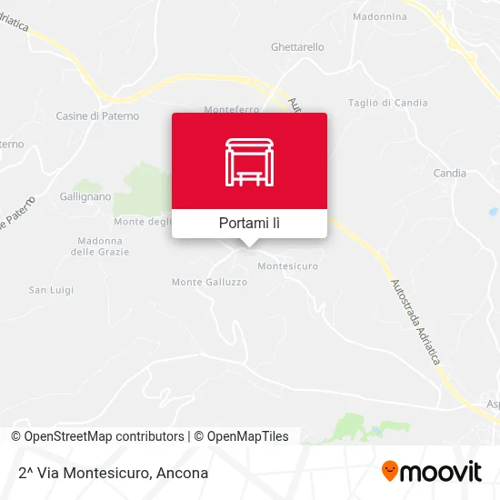 Mappa 2^ Via Montesicuro