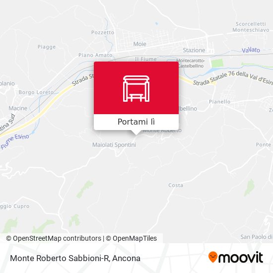 Mappa Monte Roberto Sabbioni-R
