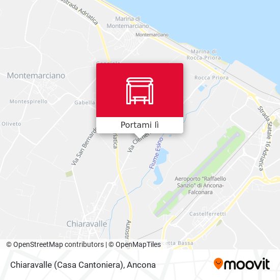 Mappa Chiaravalle (Casa Cantoniera)
