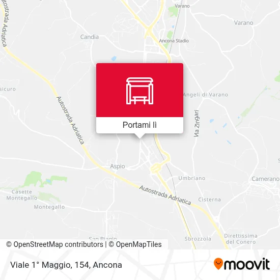 Mappa Viale 1° Maggio, 154