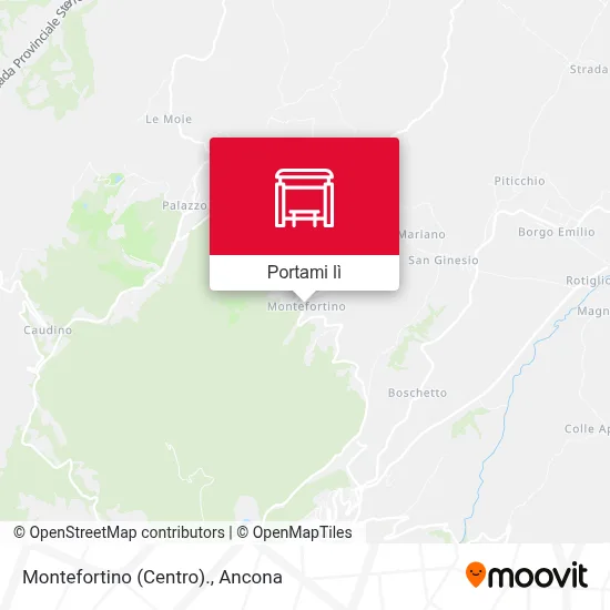 Mappa Montefortino (Centro).
