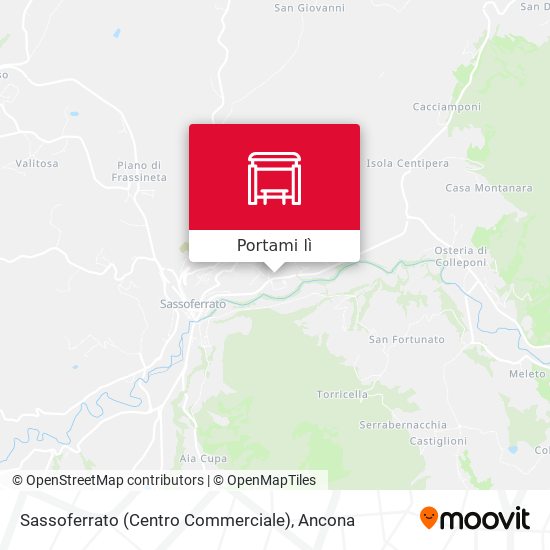 Mappa Sassoferrato (Centro Commerciale)