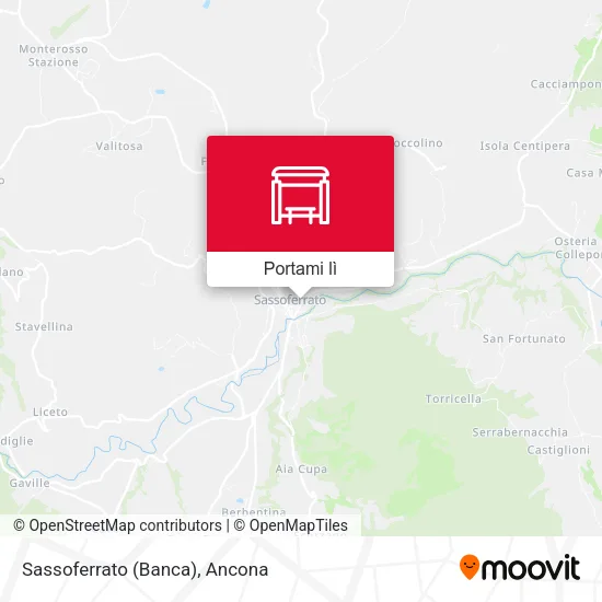 Mappa Sassoferrato (Banca)