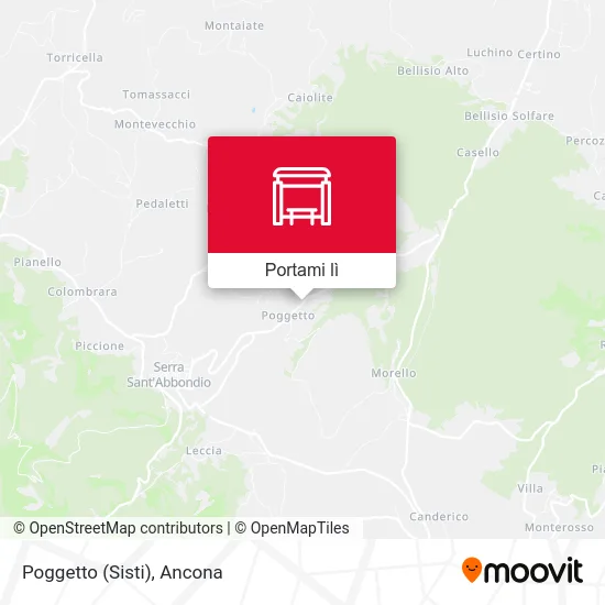 Mappa Poggetto (Sisti)