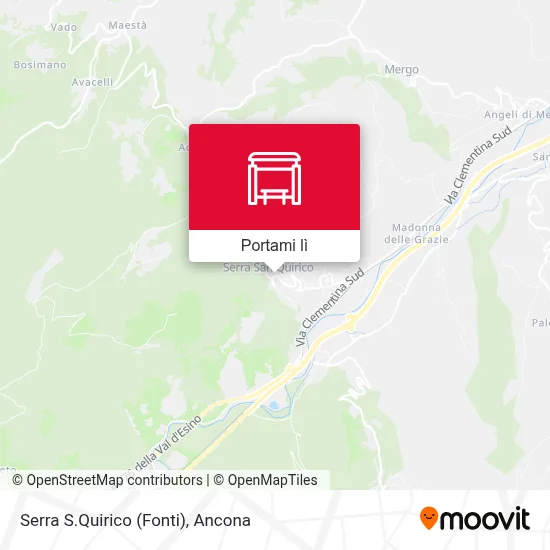 Mappa Serra S.Quirico (Fonti)