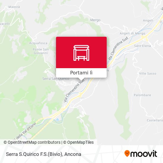 Mappa Serra S.Quirico F.S.(Bivio)