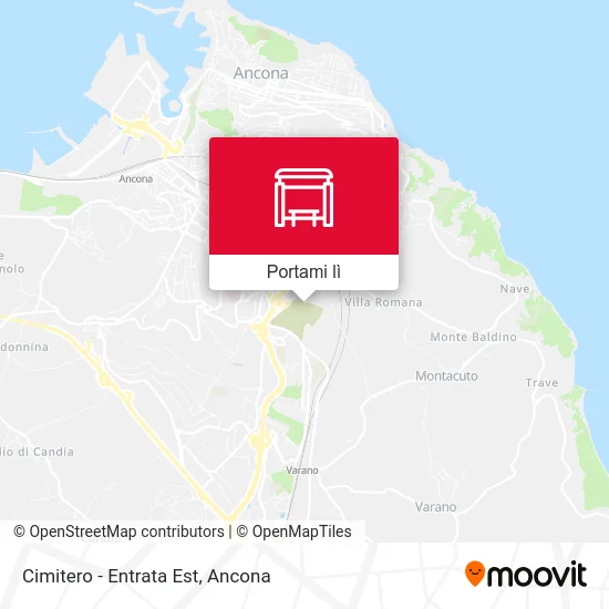 Mappa Cimitero - Entrata Est