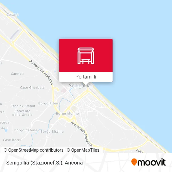 Mappa Senigallia (Stazionef.S.)