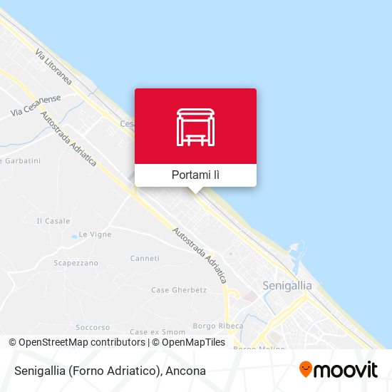 Mappa Senigallia (Forno Adriatico)