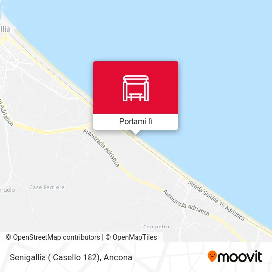 Mappa Senigallia ( Casello 182)
