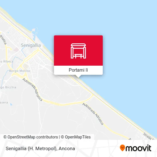 Mappa Senigallia (H. Metropol)