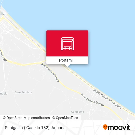 Mappa Senigallia ( Casello 182)