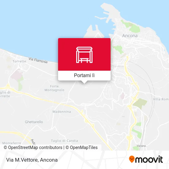 Mappa Via M.Vettore