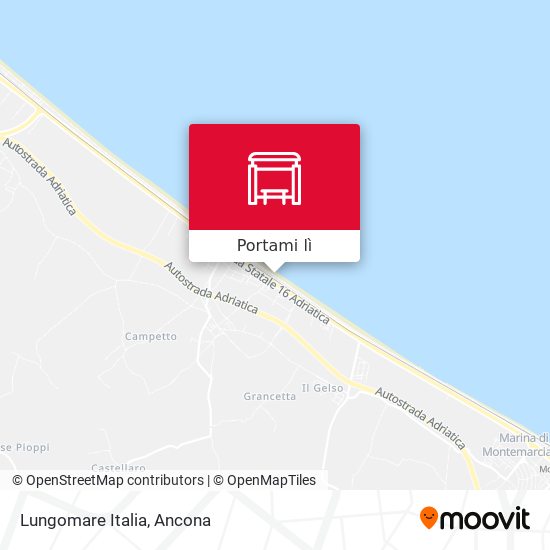 Mappa Lungomare Italia