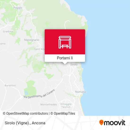Mappa Sirolo (Vigne).