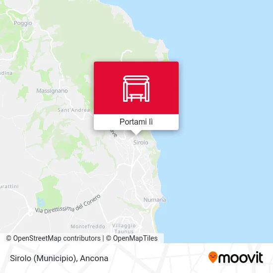 Mappa Sirolo (Municipio)