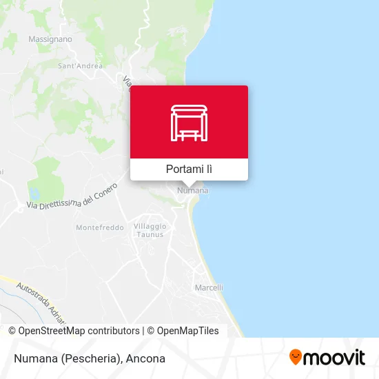 Mappa Numana (Pescheria)