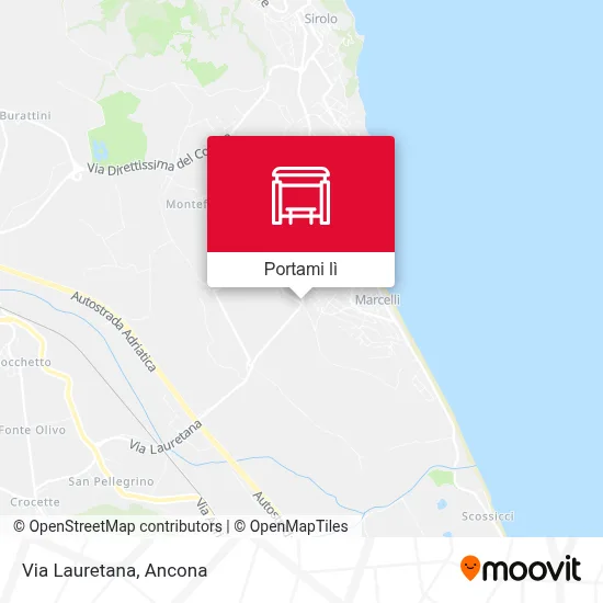 Mappa Via Lauretana
