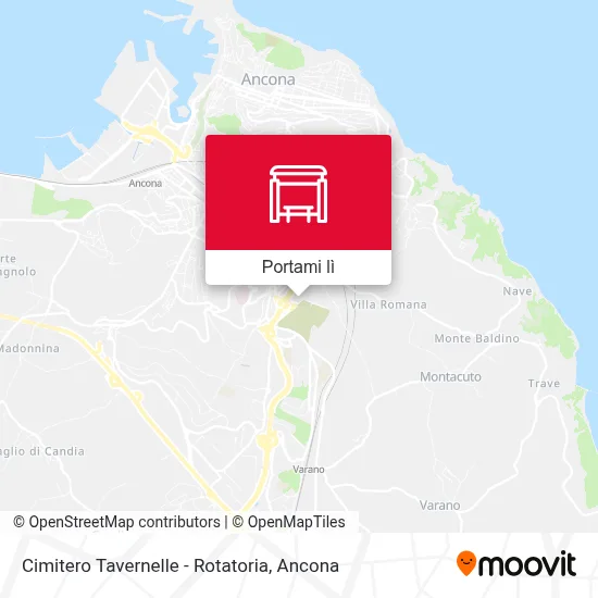 Mappa Cimitero Tavernelle - Rotatoria