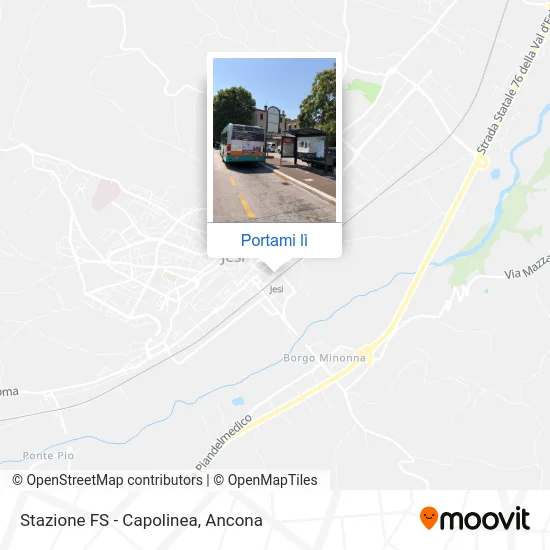 Mappa Stazione FS - Capolinea