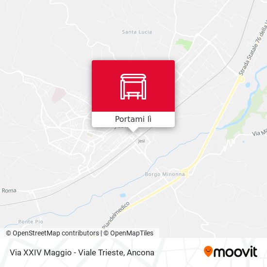 Mappa Via XXIV Maggio - Viale Trieste