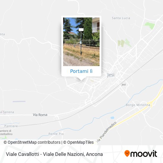 Mappa Viale Cavallotti - Viale Delle Nazioni