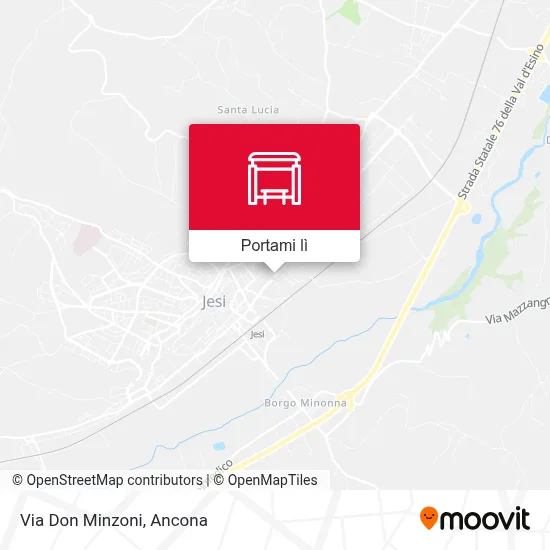 Mappa Via Don Minzoni