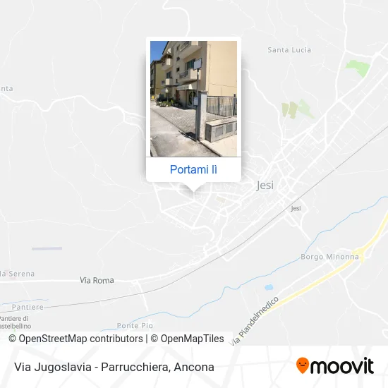 Mappa Via Jugoslavia - Parrucchiera