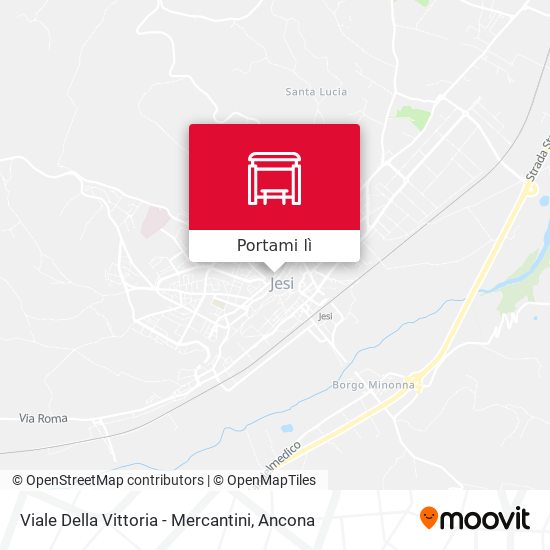 Mappa Viale Della Vittoria - Mercantini