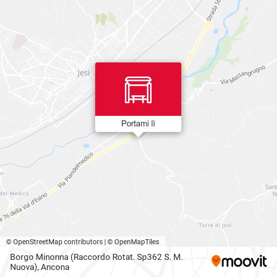 Mappa Borgo Minonna (Raccordo Rotat. Sp362 S. M. Nuova)