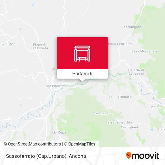 Mappa Sassoferrato (Cap.Urbano)