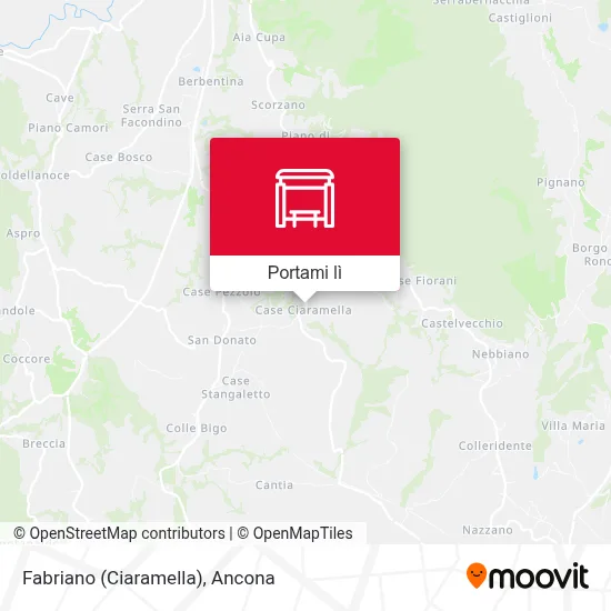 Mappa Fabriano (Ciaramella)