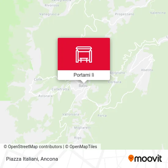 Mappa Piazza Italiani