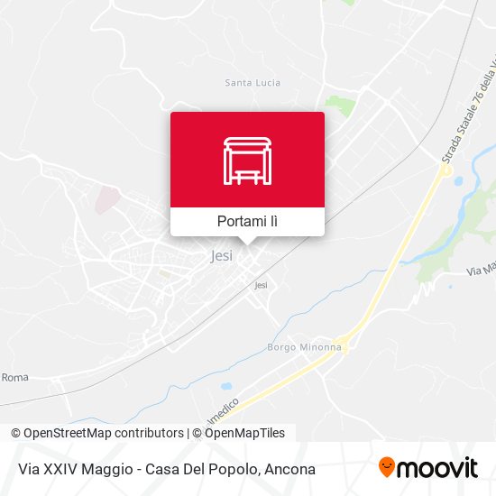 Mappa Via XXIV Maggio - Casa Del Popolo