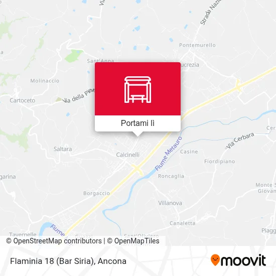 Mappa Flaminia 18 (Bar Siria)