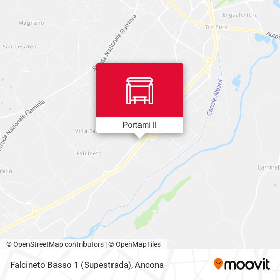 Mappa Falcineto Basso 1 (Supestrada)