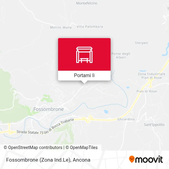 Mappa Fossombrone (Zona Ind.Le)