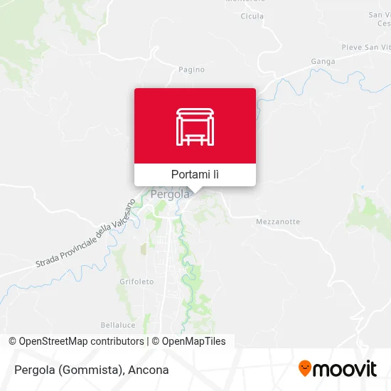 Mappa Pergola (Gommista)