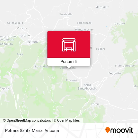 Mappa Petrara Santa Maria