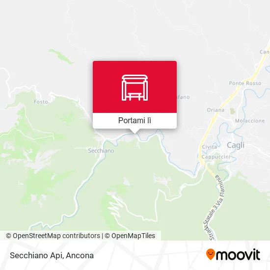 Mappa Secchiano Api
