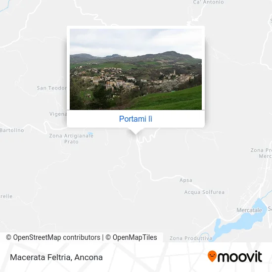 Mappa Macerata Feltria