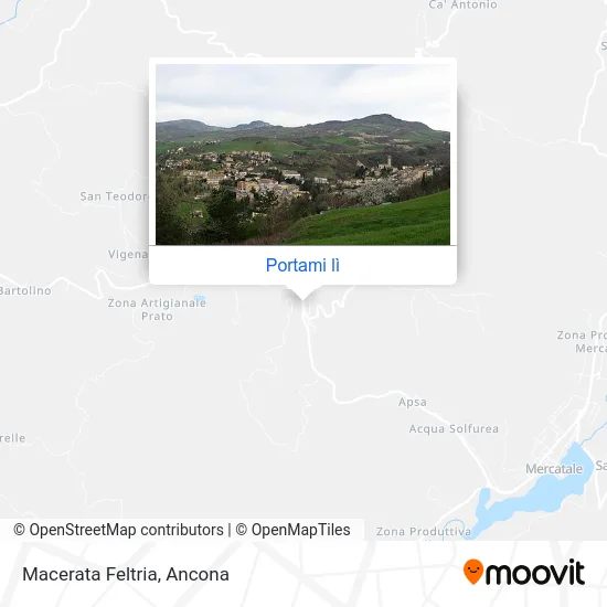Mappa Macerata Feltria