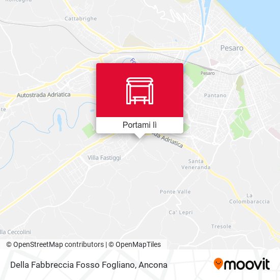 Mappa Della Fabbreccia Fosso Fogliano