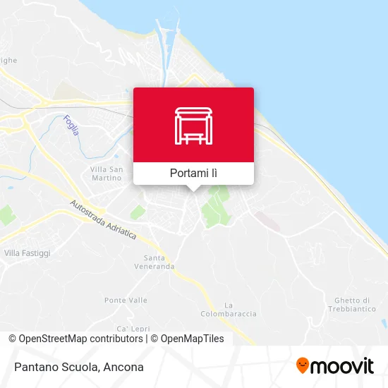 Mappa Pantano Scuola